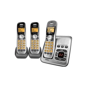 UNIDEN DECT1735 + 2 DECT DIGITAL PHONE SYSTEM WITH ANSWERING MACHINE