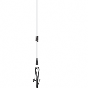 MOBILE ONE - 1/4 WAVE STAINLESS STEEL FLEXIBLE COATED HIGH GAIN CO-LINEAR UHF ANTENNA S474B + UB5PL BASE CABLE & CONNECTOR + BMB KIT - S470BKIT2