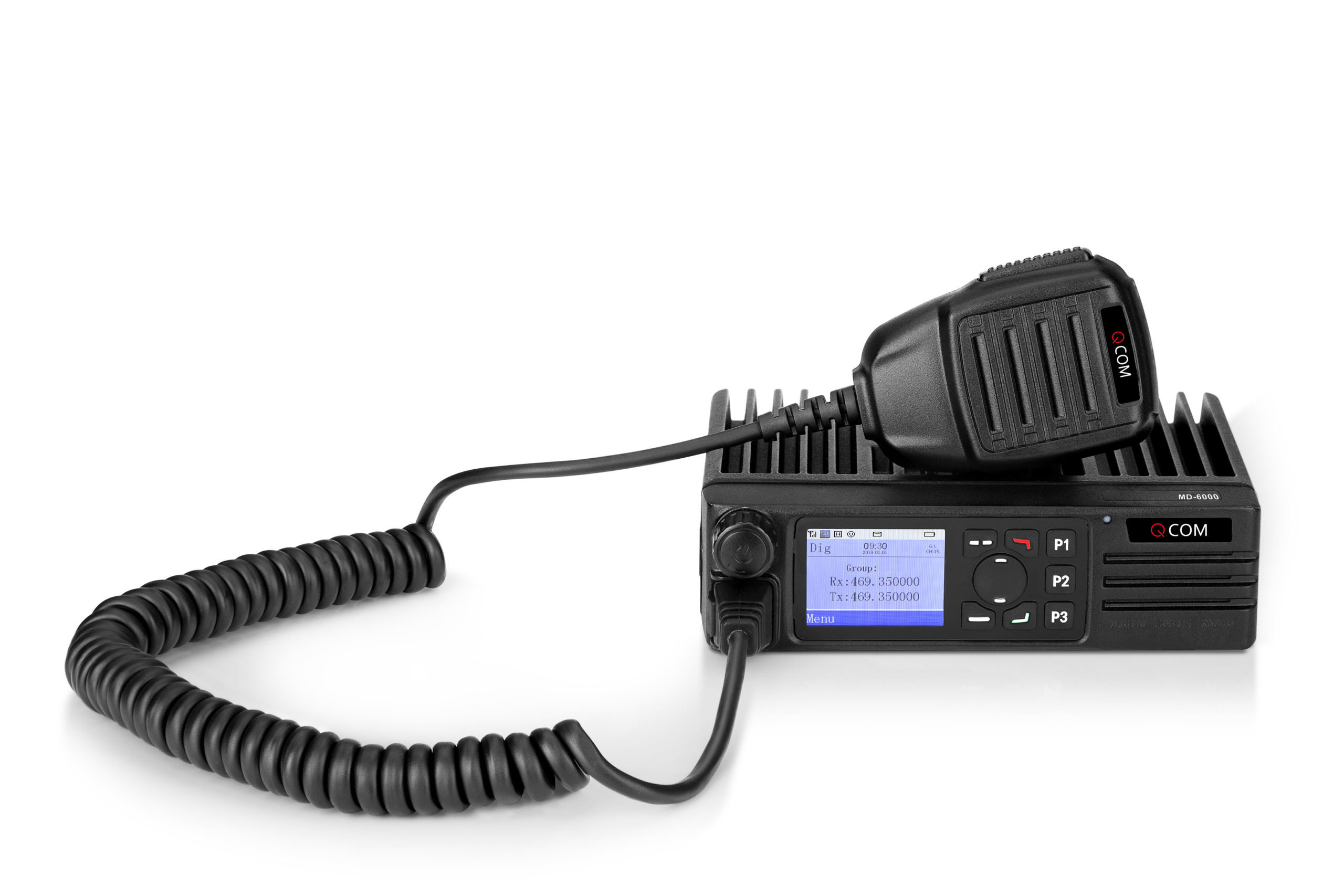 QCOM MD-6000 DIGITAL / ANALOGUE 1000 CHANNEL DMR MOBILE RADIO