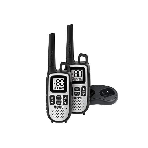 UNIDEN UH610-2 1 WATT 80 CHANNEL UHF HANDHELD RADIO TWIN PACK.
