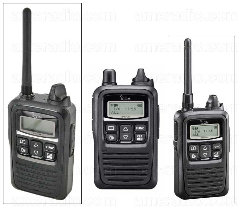 ICOM IP100H FUL DUPLEX HANDHELD TRANSCIEVER LICENSE FREE OVER WIRELESS LAN NETWORK - Image 2