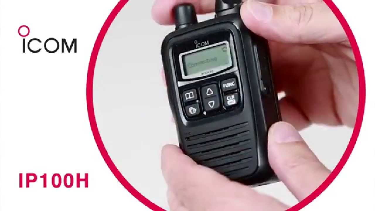 ICOM IP100H FUL DUPLEX HANDHELD TRANSCIEVER LICENSE FREE OVER WIRELESS LAN NETWORK - Image 4