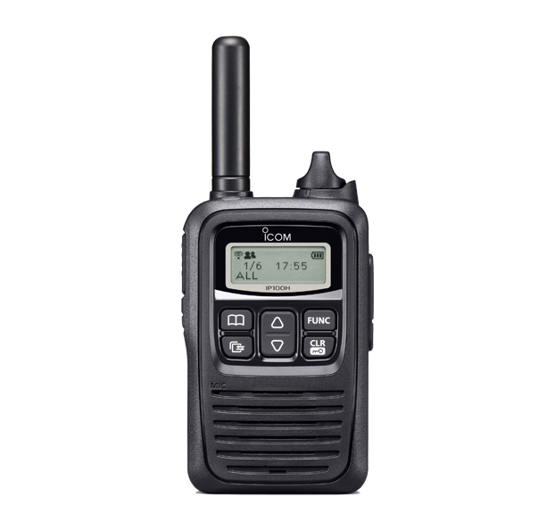 ICOM IP100H FUL DUPLEX HANDHELD TRANSCIEVER LICENSE FREE OVER WIRELESS LAN NETWORK