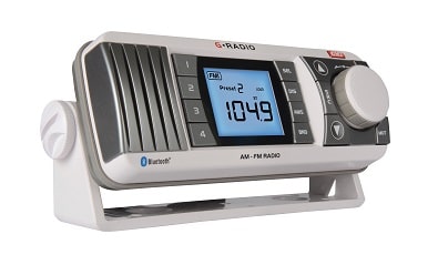 GME GR300BTW BLUETOOTH AM/FM MARINE STEREO - WHITE