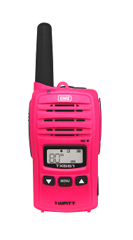 GME TX667MCG 1 WATT UHF CB HANDHELD RADIO - MCGRATH FOUNDATION PINK