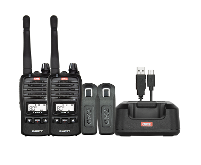 GME TX677TP 2 WATT UHF CB HANDHELD RADIO - TWIN PACK