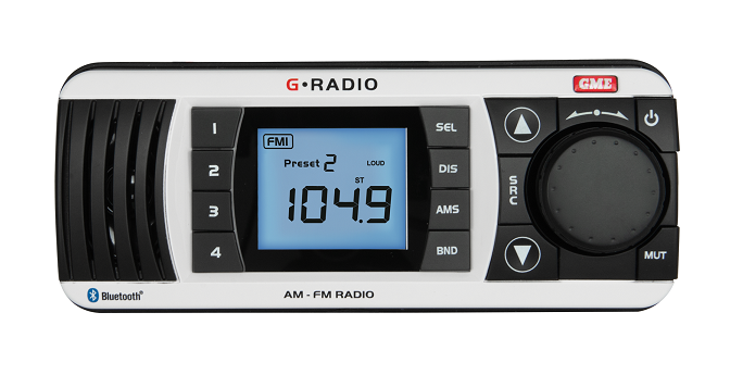 GME GR300BTWEP2 BLUETOOTH AM/FM MARINE STEREO - ENTERTAINMENT PACK - Image 6