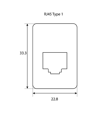GME XRS-RJ45W1 RJ45 PASS-THROUGH ADAPTOR - TYPE 1 (WHITE) - Image 6
