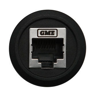 GME XRS-RJ45RND RJ45 PASS-THROUGH ADAPTOR - UNIVERSAL ROUND