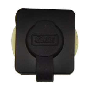 GME MK013B 8 PIN FLUSH MOUNT MICROPHONE SOCKET - BLACK