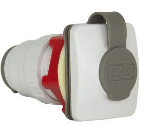 GME MK012W FLUSH MOUNT MICROPHONE SOCKET - SUIT GX400 / GX700 - WHITE