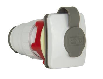 GME MK012W FLUSH MOUNT MICROPHONE SOCKET - SUIT GX400 / GX700 - WHITE