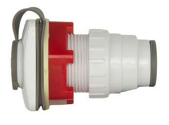 GME MK012W FLUSH MOUNT MICROPHONE SOCKET - SUIT GX400 / GX700 - WHITE - Image 3