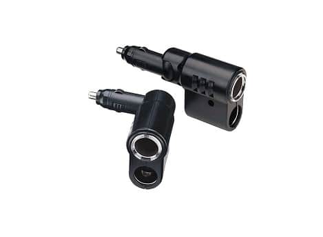 NARVA 12 VOLT PLUG WITH ADJUSTABLE TWIN ACCESSORY SOCKETS