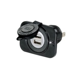 NARVA HEAVY DUTY DUAL USB SOCKETS WITH DUST PROOF CAP