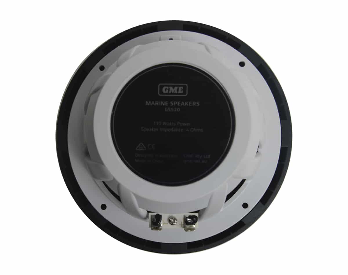 GME GS520 MARINE FLUSH MOUNT SPEAKERS PAIR 110W 163mm - Image 3