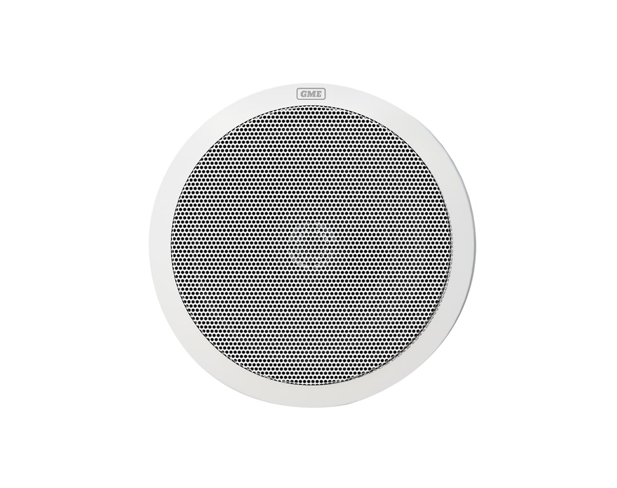 GME GS520 MARINE FLUSH MOUNT SPEAKERS PAIR 110W 163mm WHITE - Image 2
