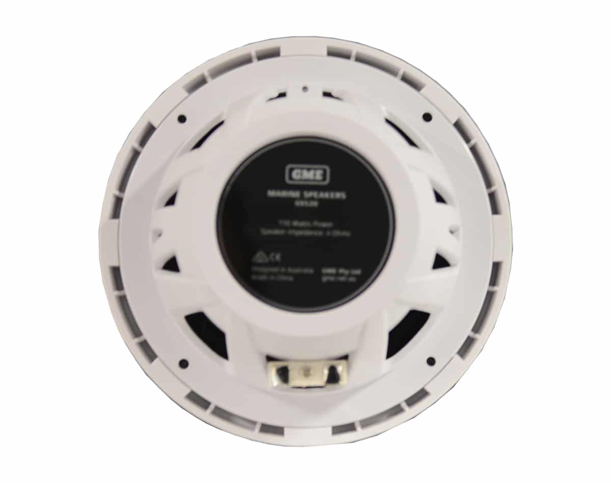 GME GS520 MARINE FLUSH MOUNT SPEAKERS PAIR 110W 163mm WHITE - Image 3
