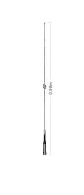 DIAMOND SG7400 DUAL BAND ANTENNA FREQUENCY: 144/430MHz (2m/70cm) (300MHz RECIEVING ONLY)
