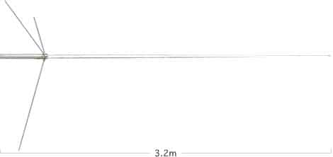 DIAMOND F22A SINGLE BAND BASE STATION ANTENNA 144MHz