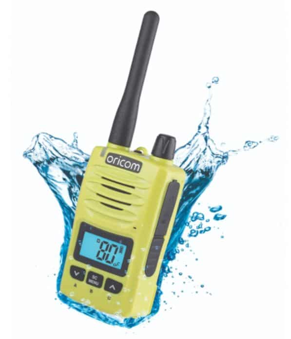 ORICOM DTX600LME - WATERPROOF IP67 5 WATT HANDHELD UHF CB RADIO (LIME)