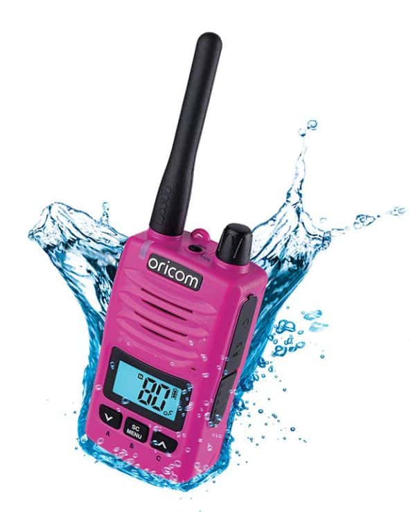 ORICOM DTX600PNK - WATERPROOF IP67 5 WATT HANDHELD UHF CB RADIO (PINK)