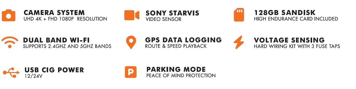 AUTOBACS EAGLE i4.2K - 4K+FHD WI-FI GPS DVR - Image 3