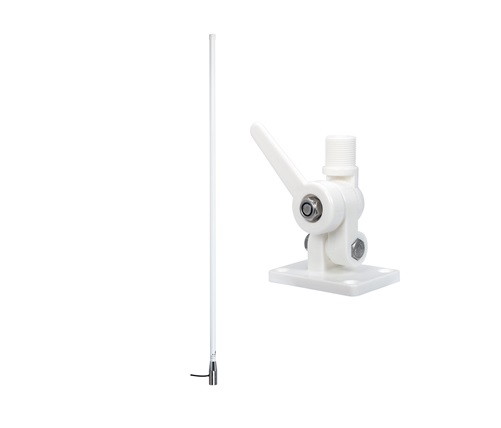BLACKHAWK MARINE CELLULAR ANTENNA 698-2700MHz 7dBi WITH NYLON ADJUSTABLE MOUNT