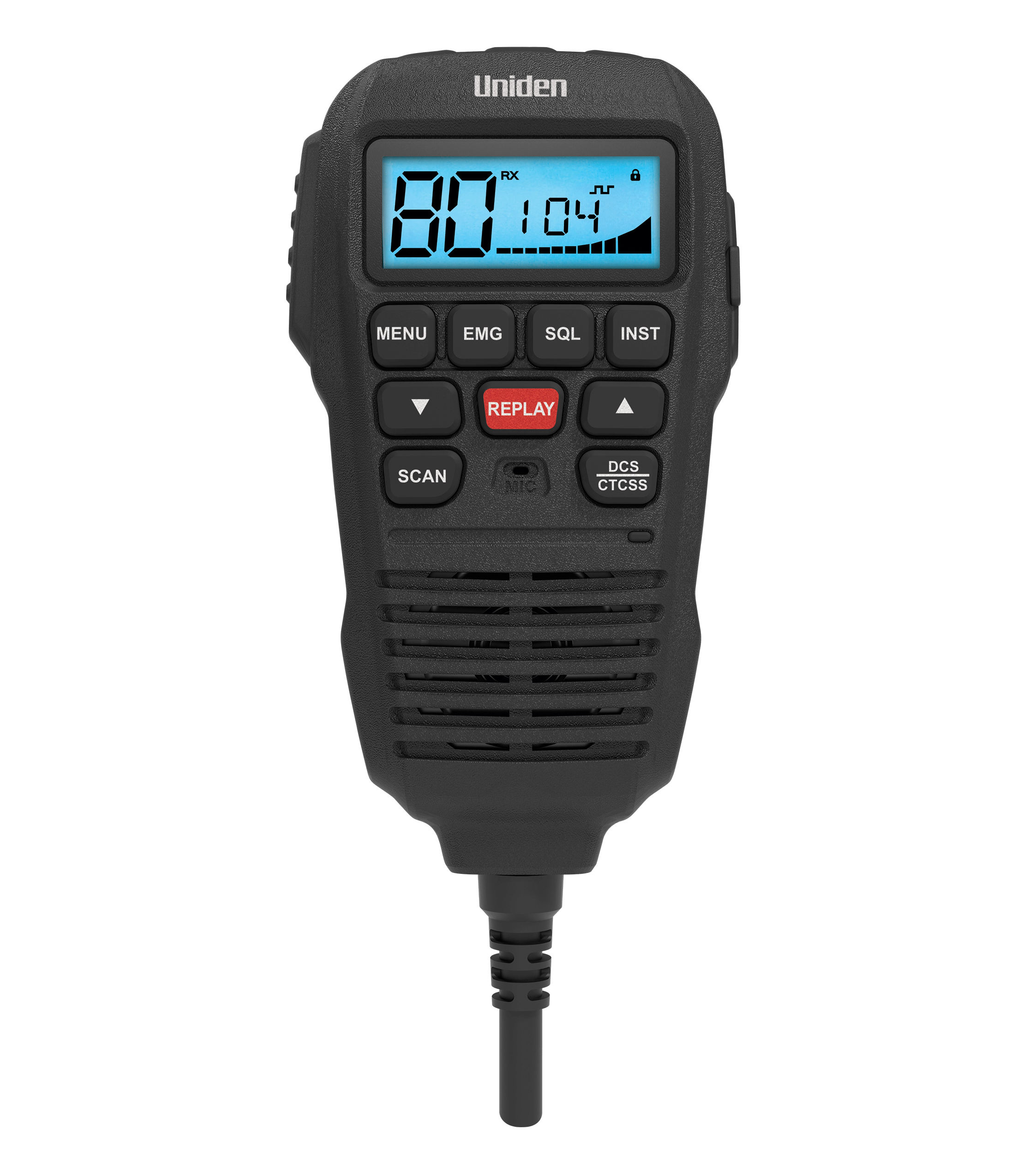 UNIDEN UH6160 REMOTE MIC 12/24V UHF RADIO - Image 3