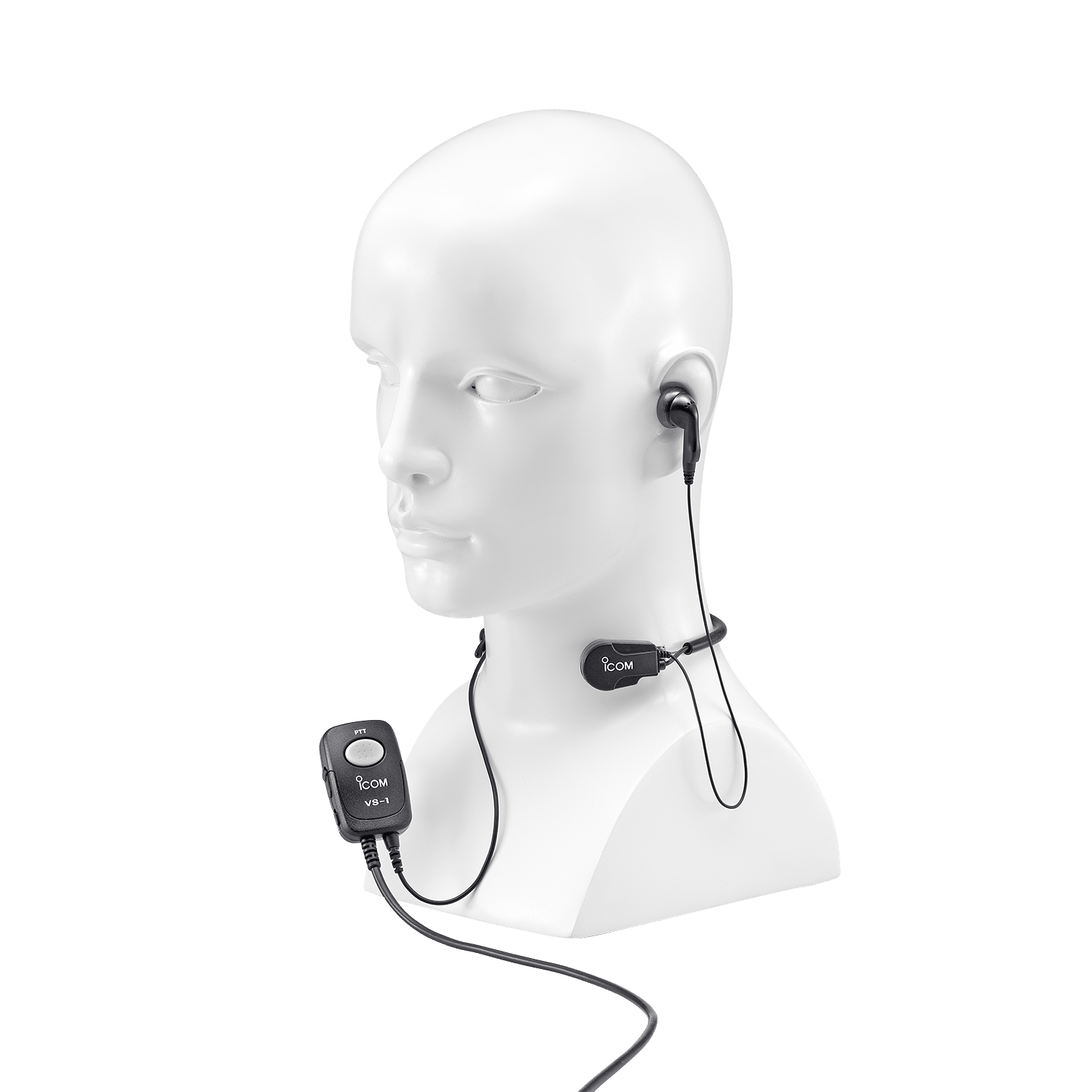 ICOM HS-97 HEADSET WITH THROAT MICROPHONE - Image 3