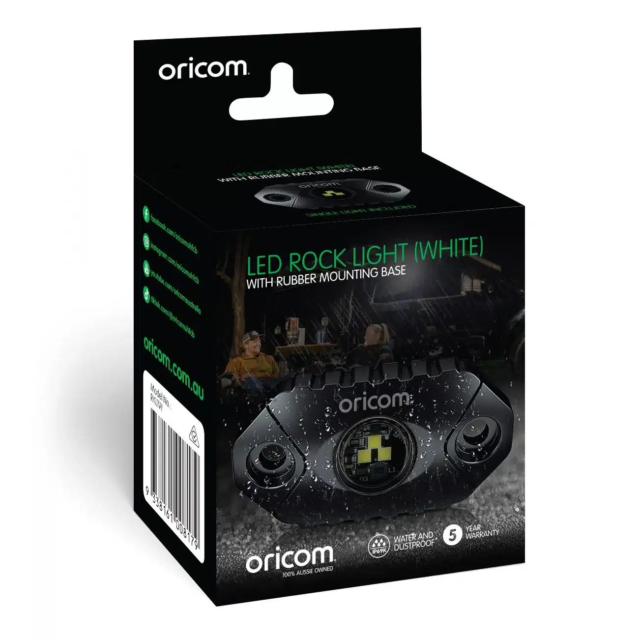 ORICOM RKL1W LED ROCK LIGHT SINGLE PACK (WHITE) - Image 3