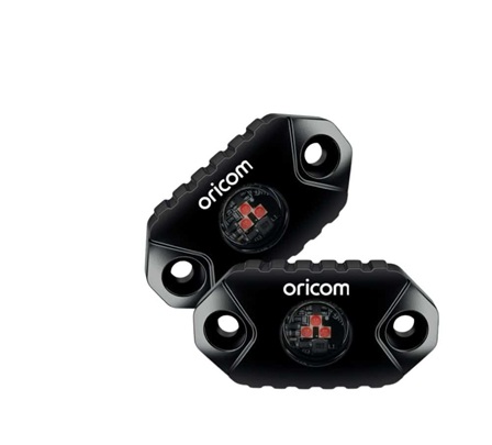 ORICOM RKL1A-2 TWIN PACK AMBER ROCK LIGHTS