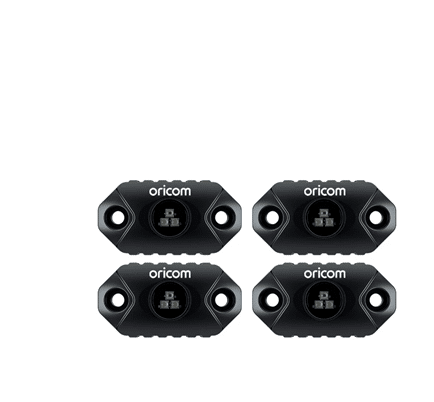 ORICOM RKLBT4RGB LED ROCK LIGHT 4 PACK (RGB)