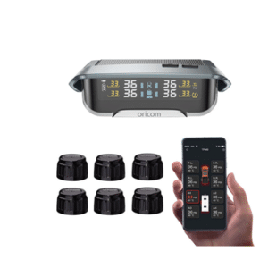 ORICOM TPMS10-6E Tyre Pressure Monitoring System Incl. 6 External Sensors with APP Control Settings