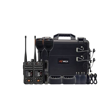 MGX H5-2TP MGX TWIN 5W IP67 HANDHELD TRADIE PACK
